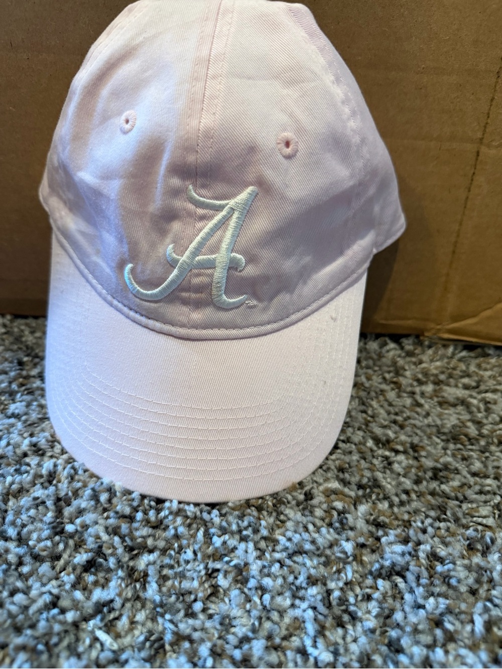 Alabama Crimson Tide Pink Dad Hat Roll Tide Adjustable Strapback Womens NCAA